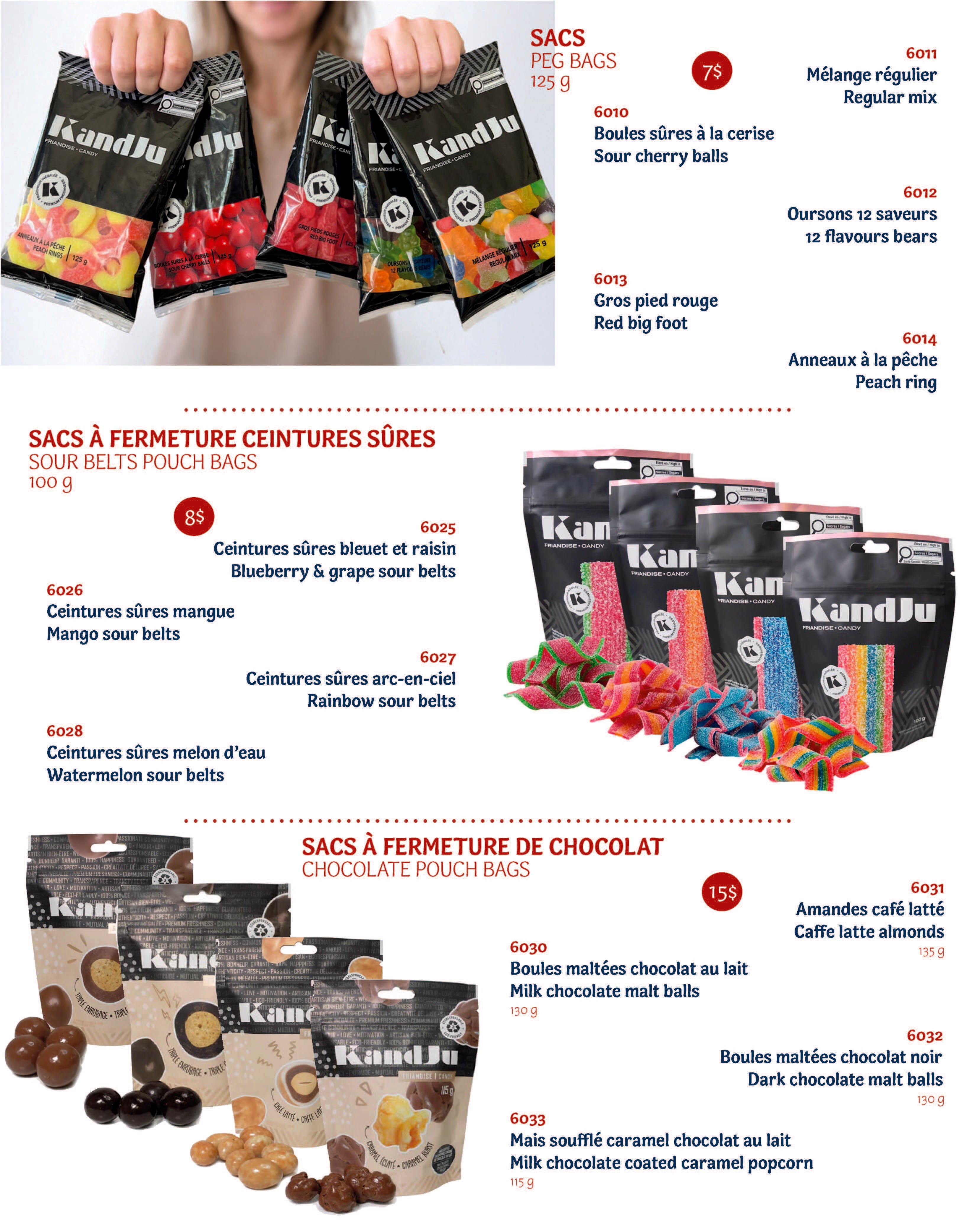 NOUVEAUTÉ! Bonbons KandJu