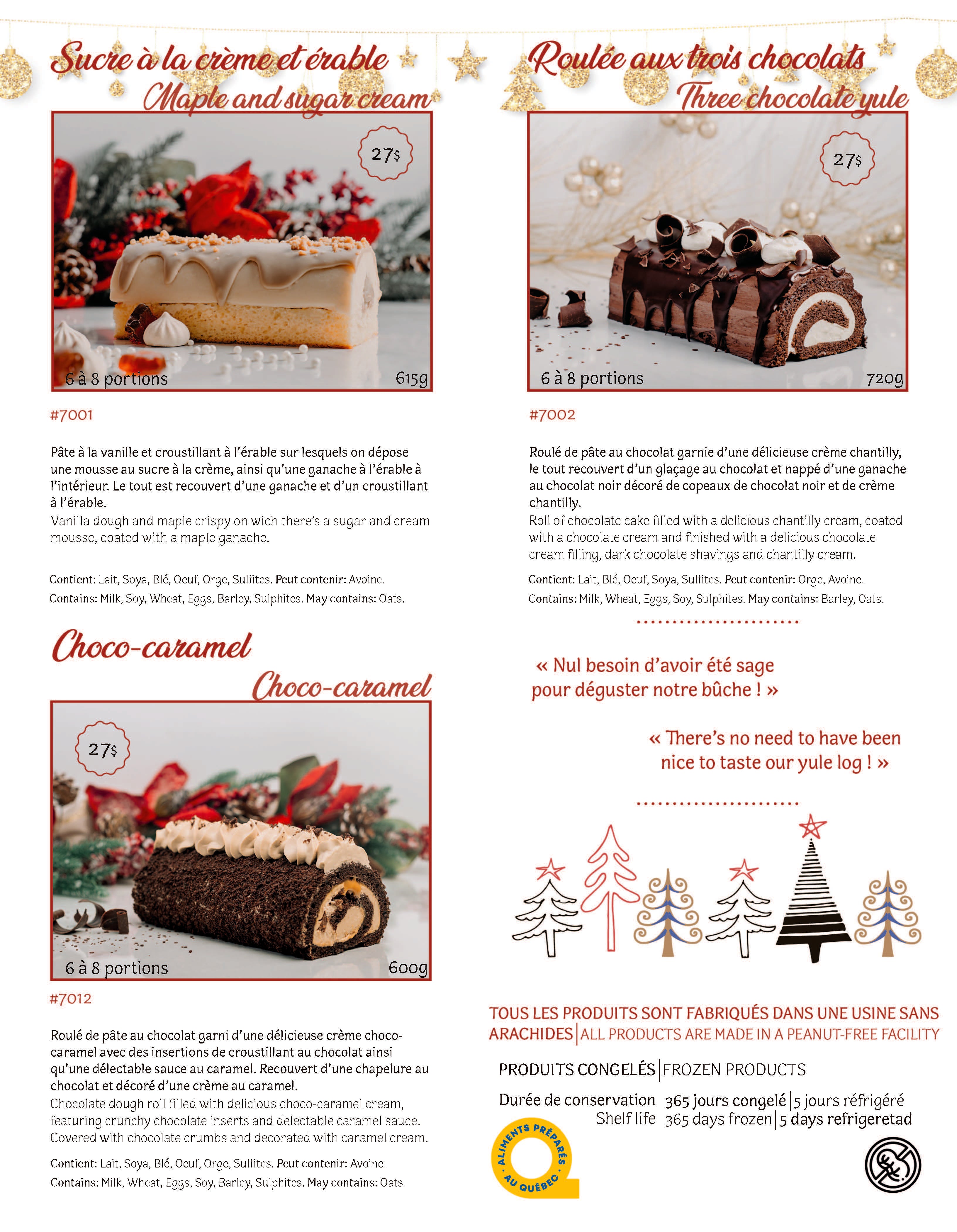 Bûches & Desserts Martin Dessert *Nouveau Catalogue*